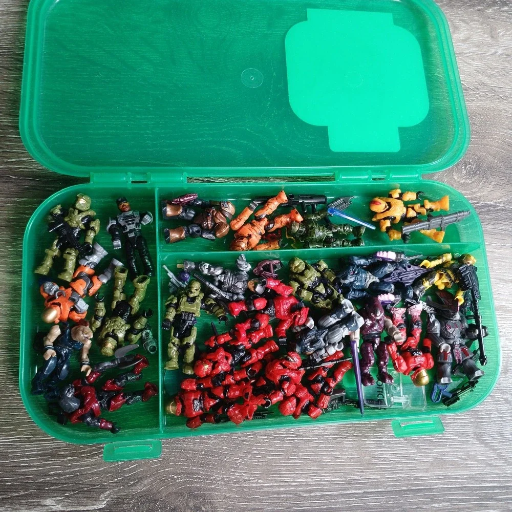HALO Mega Bloks HUGE LOT of 20+ Figures & Weapons TOY like LEG0 +‎ Loose ZB
